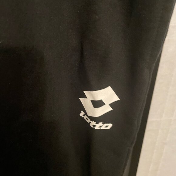 Lotto Smart 2 Men's Athletic Black Sweat Pants - Picture 3 of 7